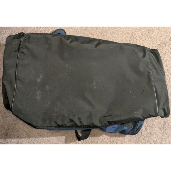 Vintage Y2K Nike Big Swoosh Logo Extra Large 32" Blue Duffle Bag - Picture 6 of 11